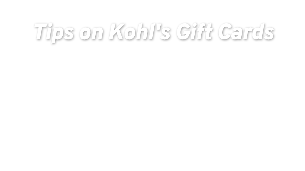 does kohls sell xbox gift cards