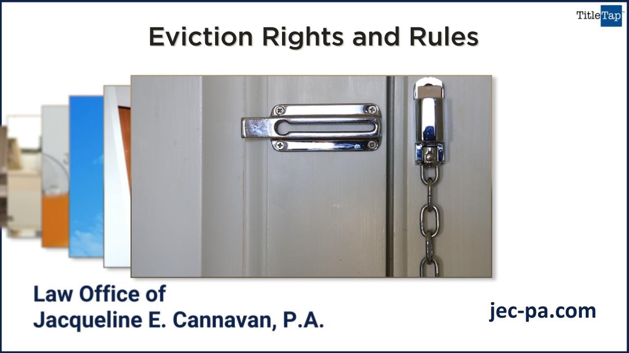 Eviction Rights and Rules Fort Lauderdale, Dania Beach, Hollywood, FL