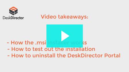 DeskDirector Consulting Part 1: Configurations
