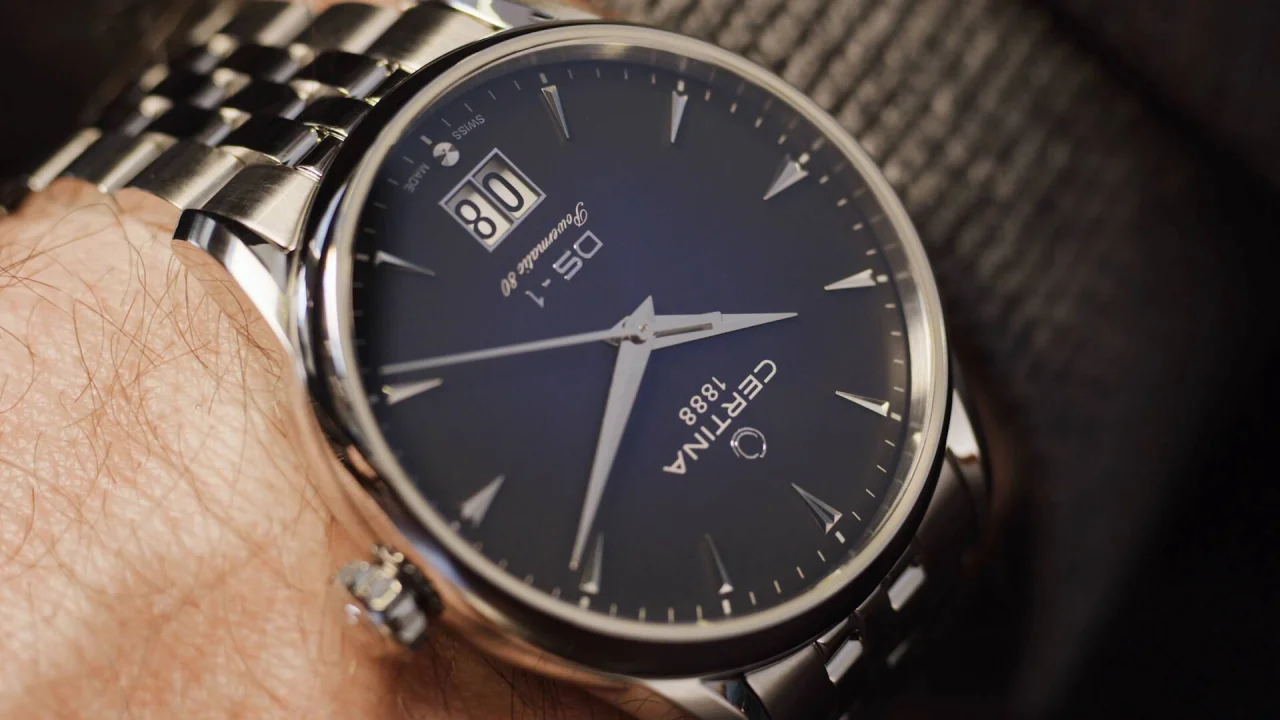 Men Automatic DS-1 Big Date Powermatic 80 watch by Certina