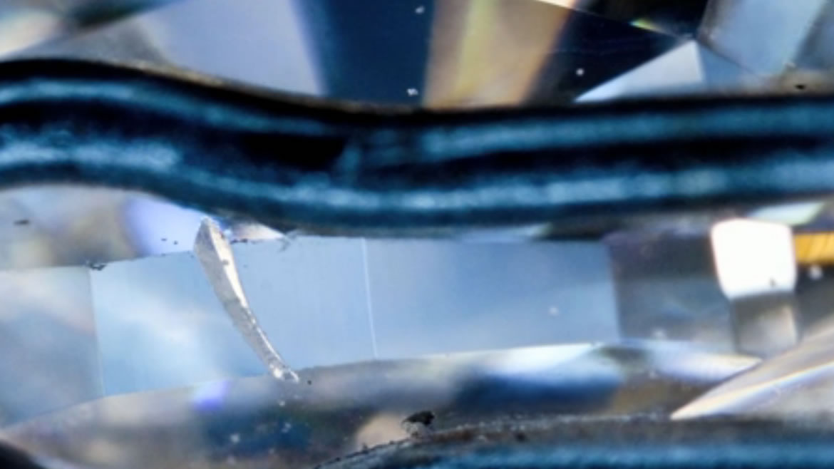 How different types of inclusion look under magnification