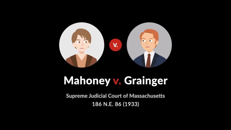 Mahoney v. Grainger