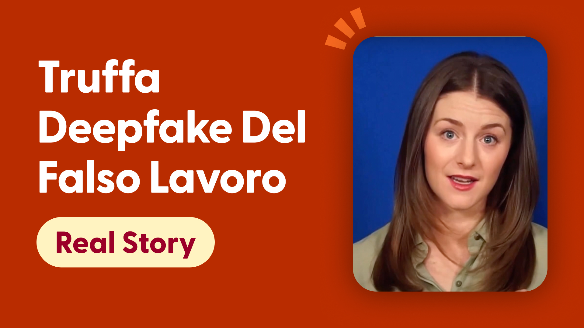 Truffa deepfake del falso lavoro