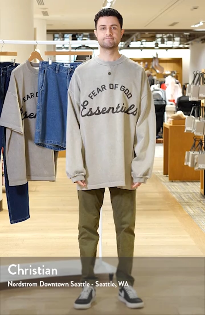 Fear of God Essentials Training '90s Long Sleeve Logo Graphic T
