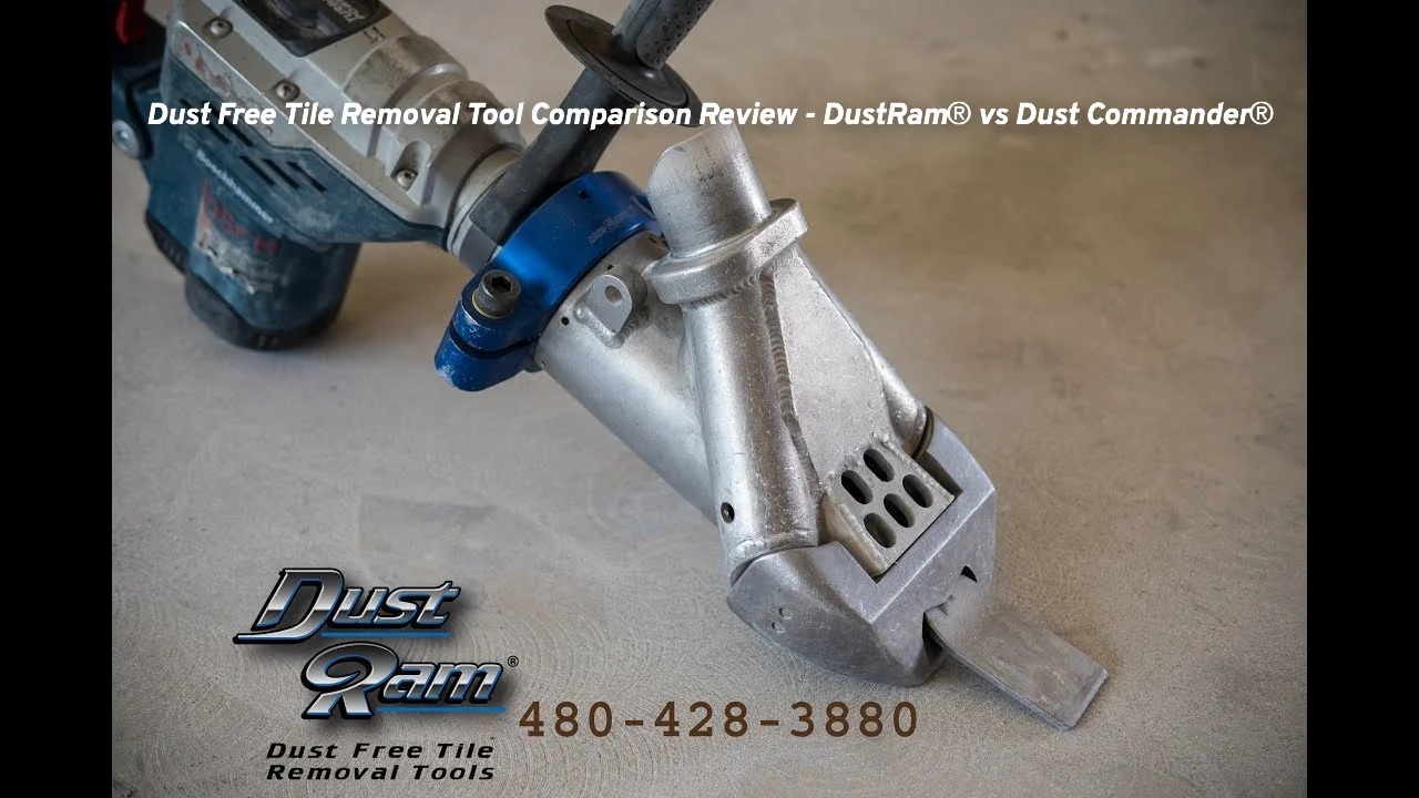 How to Remove Thinset Dust Free: The Ultimate DustRam® Guide