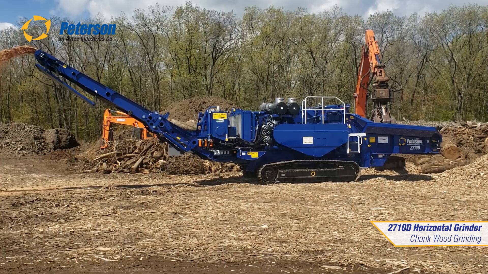Peterson 2710D Horizontal Grinder - Astec
