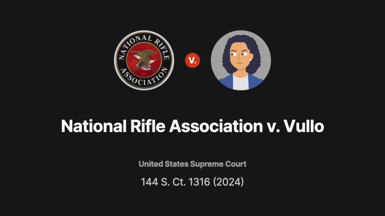 National Rifle Association v. Vullo