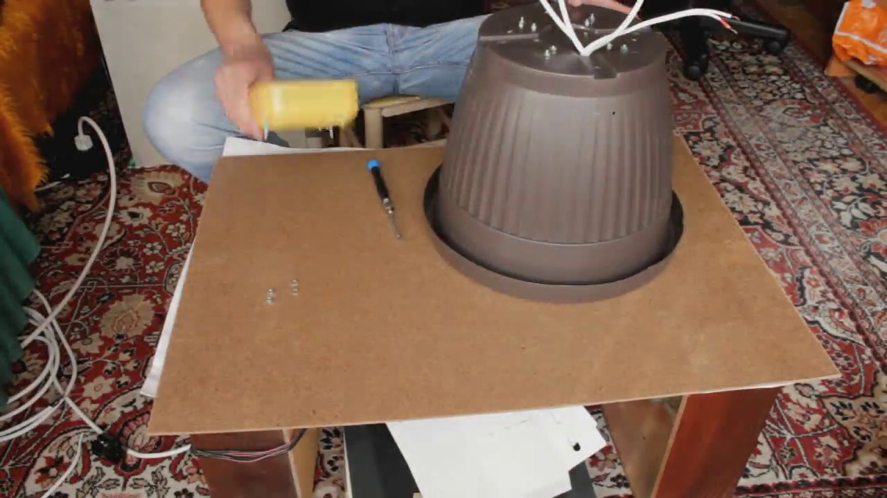 diy spotlight lamp