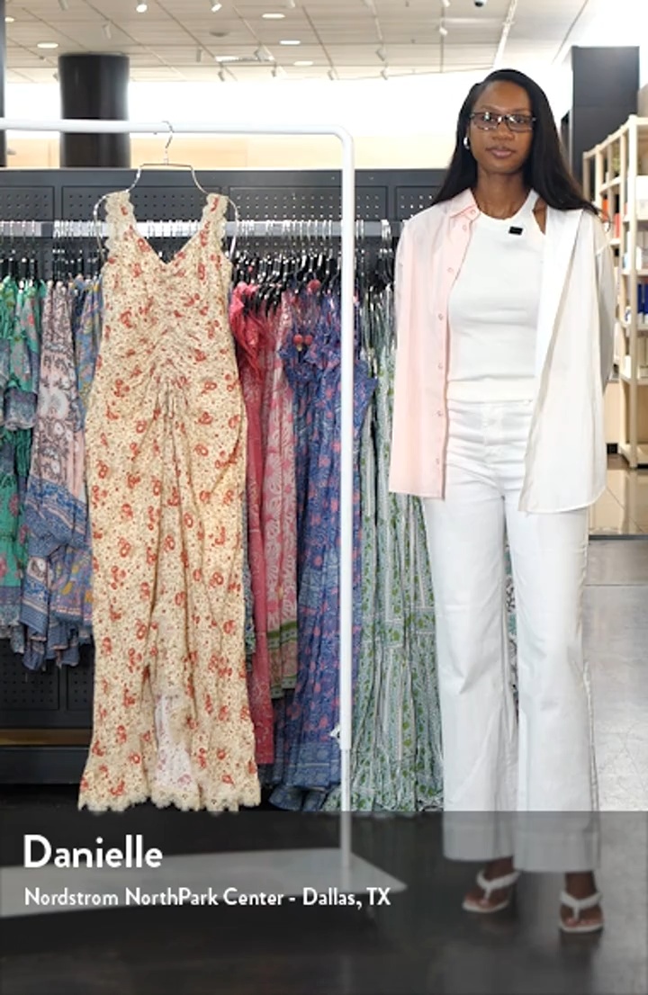 Cinq à Sept Stevie Ruched Lace Trim Cocktail Dress | Nordstromrack