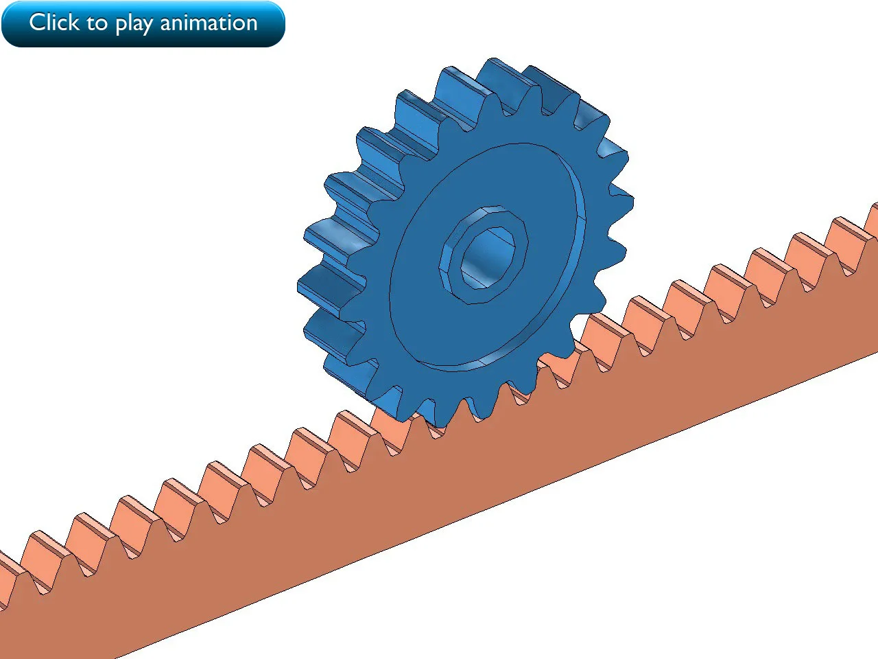 Bevel Gear & Pinion Mechanism, 3D CAD Model Library