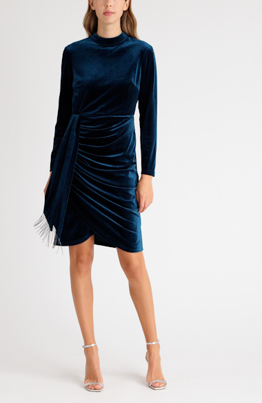 Velvet polo outlet dress