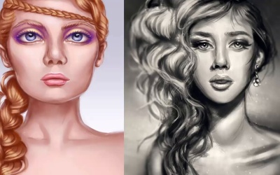 Digital Portrait Painting in Adobe Photoshop - Conclusion