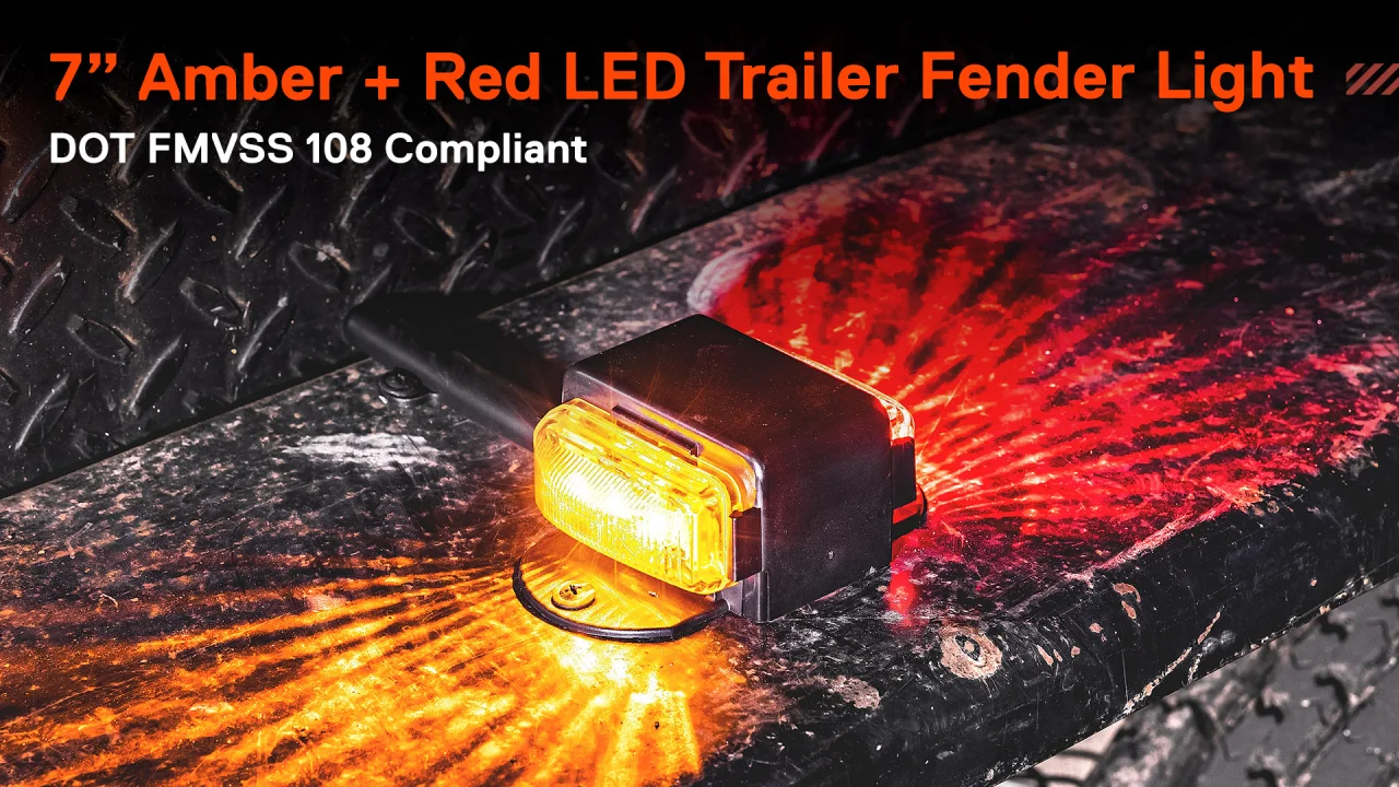 KI-no × TECH COUNTRY 別注 Shade & Amber Warning Light - LED Amber Front fits New Holland TV140 fits