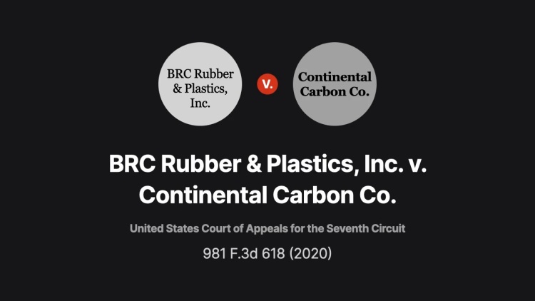 BRC Rubber & Plastics, Inc. v. Continental Carbon Co.