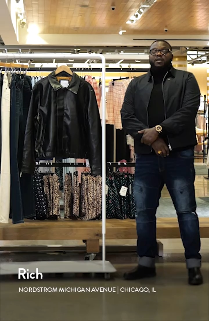 Topman Faux Leather Jacket (Men) | Nordstrom