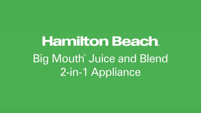 Hamilton Beach Big Mouth Juice & Blend 2-in-1 Juicer and Blender 67970