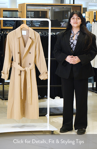 MANGO Angela Belted Trench Coat | Nordstrom