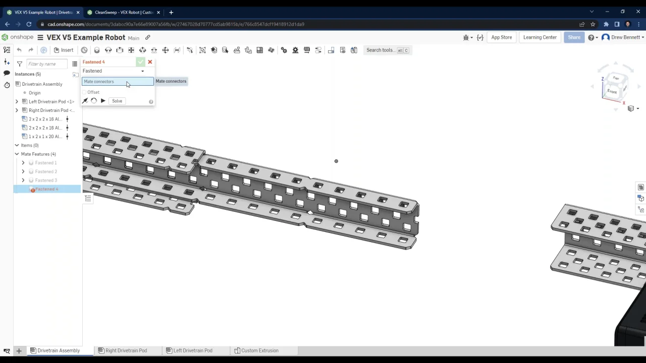 Design Robot in the Using Onshape