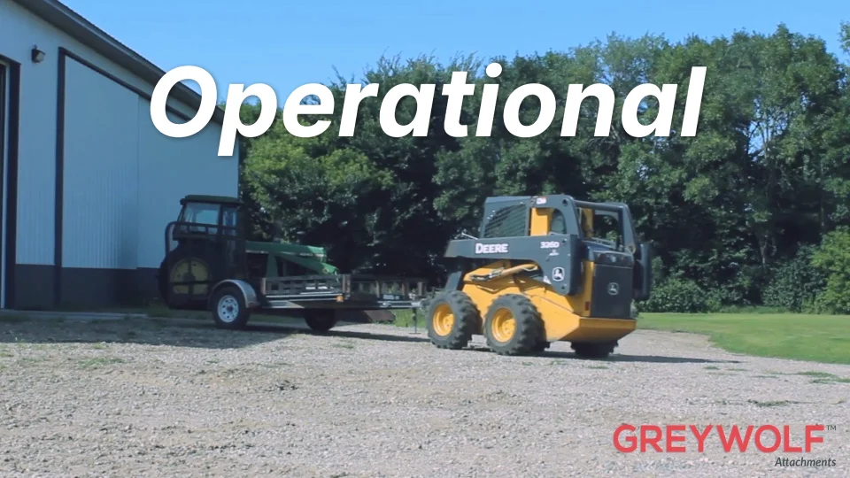 Skid Steer Loader Receiver Hitch Plate | Attachment