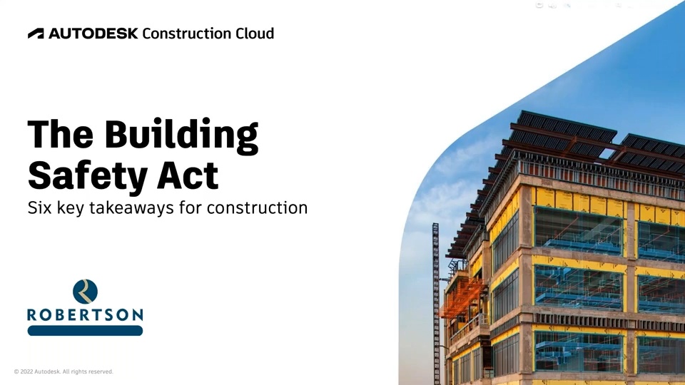 [EMEA] The Building Safety Act Webinar