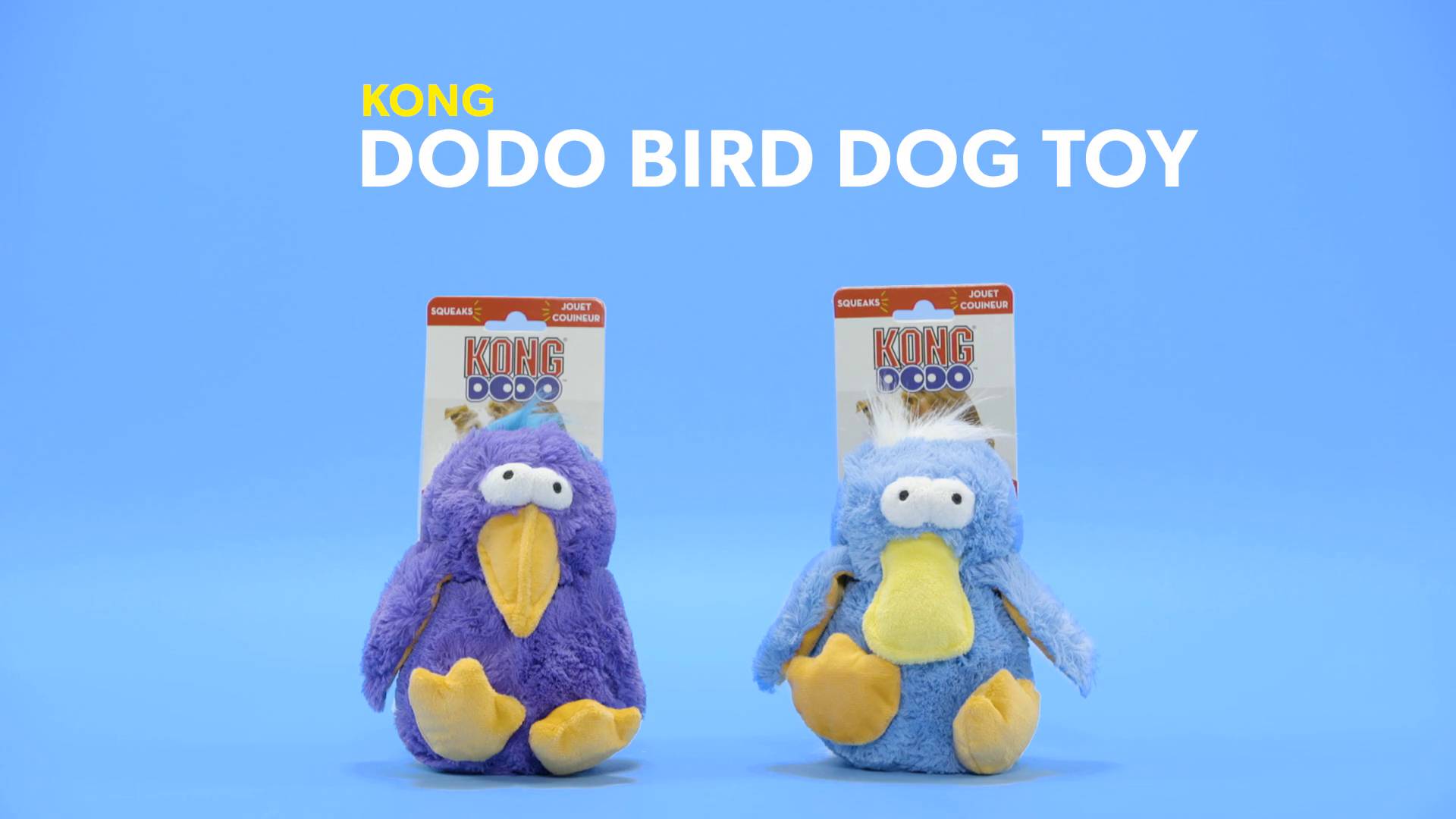 KONG Dodo Bird Dog Toy Color Varies Chewy