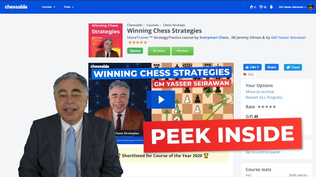 Play Winning Chess by Yasser Seirawan, Paperback