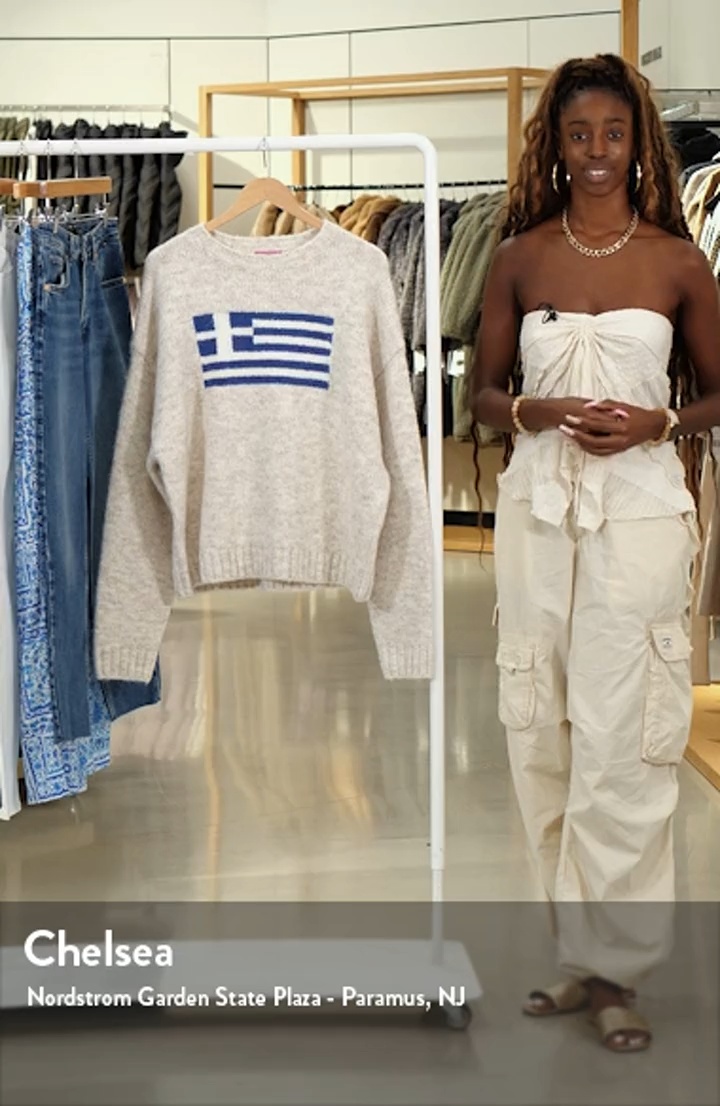 EDIKTED Greece Oversize Chunky Sweater | Nordstrom