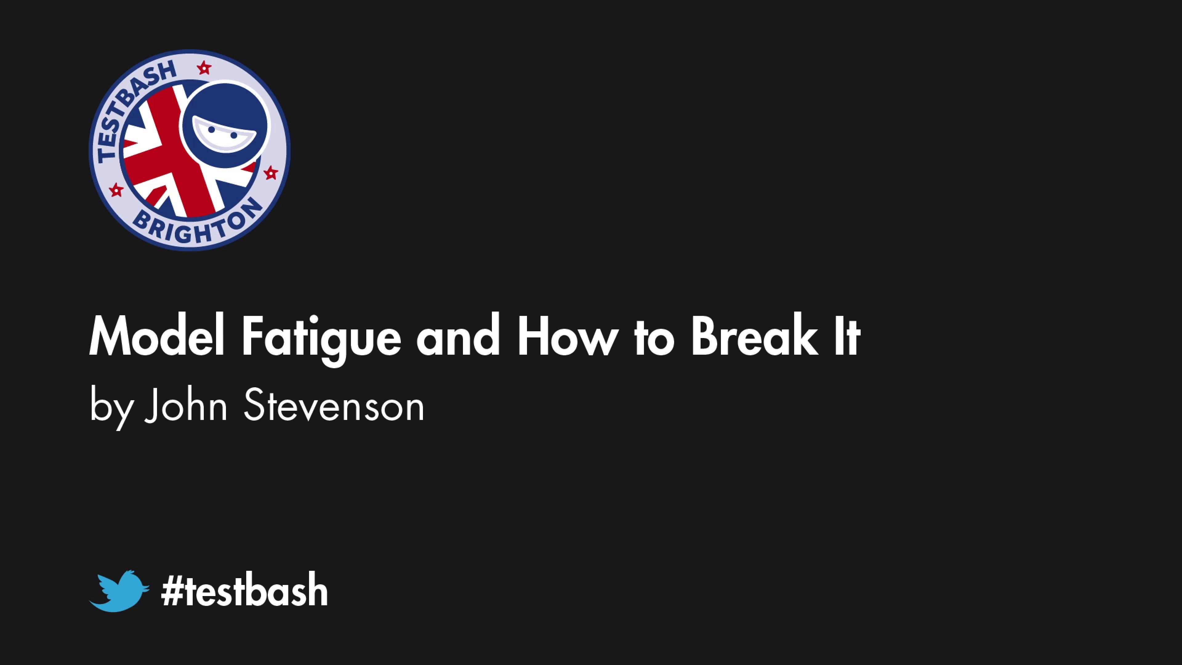 Model Fatigue and How to Break It – John Stevenson