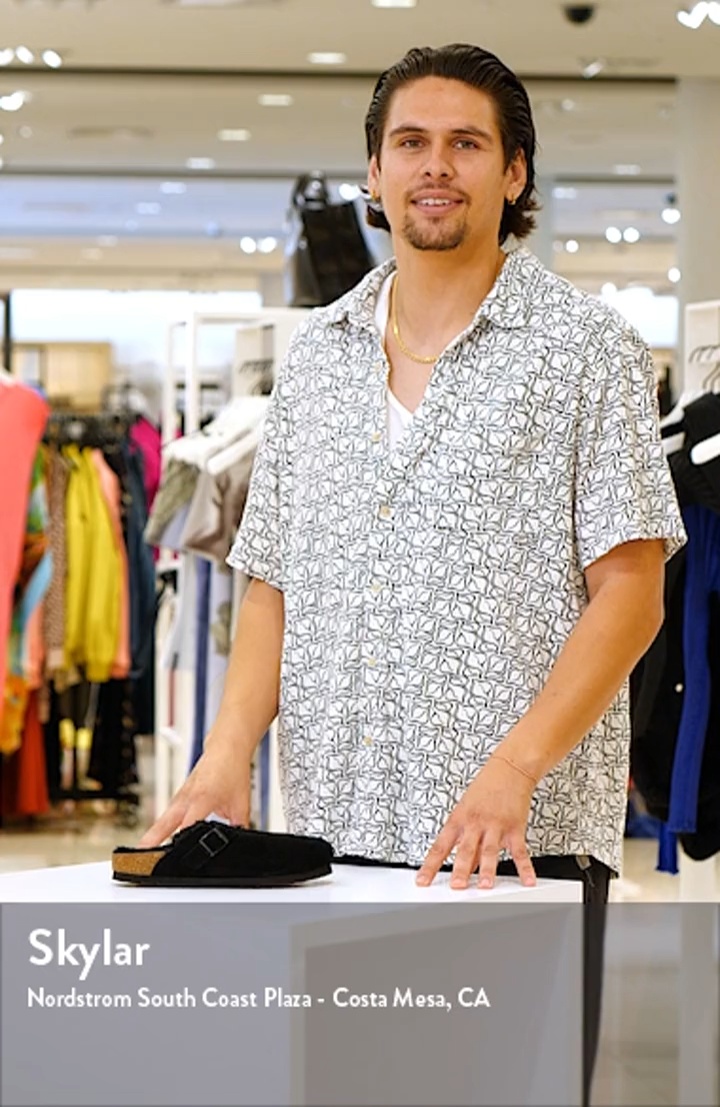 Boston Genuine Shearling Lined Clog