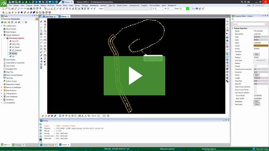 How to apply features to design objects in Vulcan