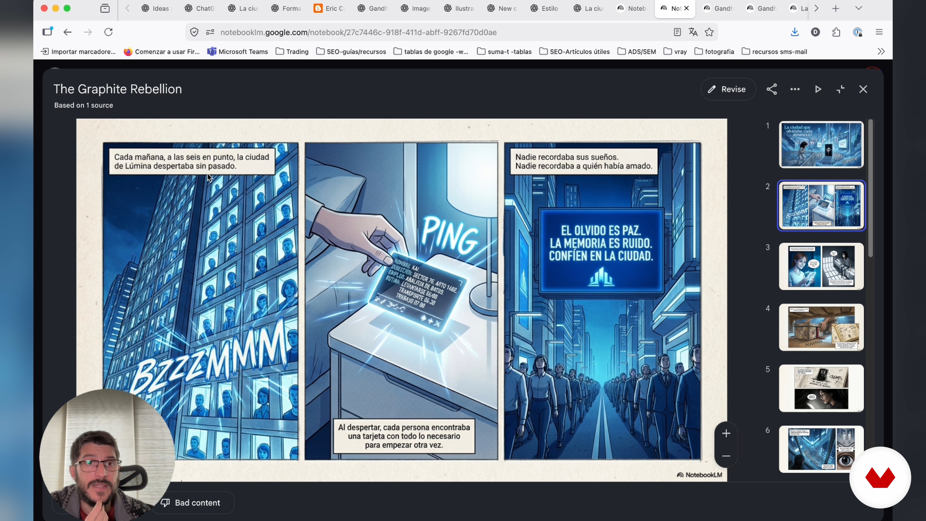 Creating Your Graphic Novel with NotebookLM