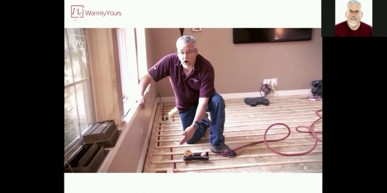 How to Install Radiant Floor Heating Under Nailed Hardwood | WarmlyYours  Canada