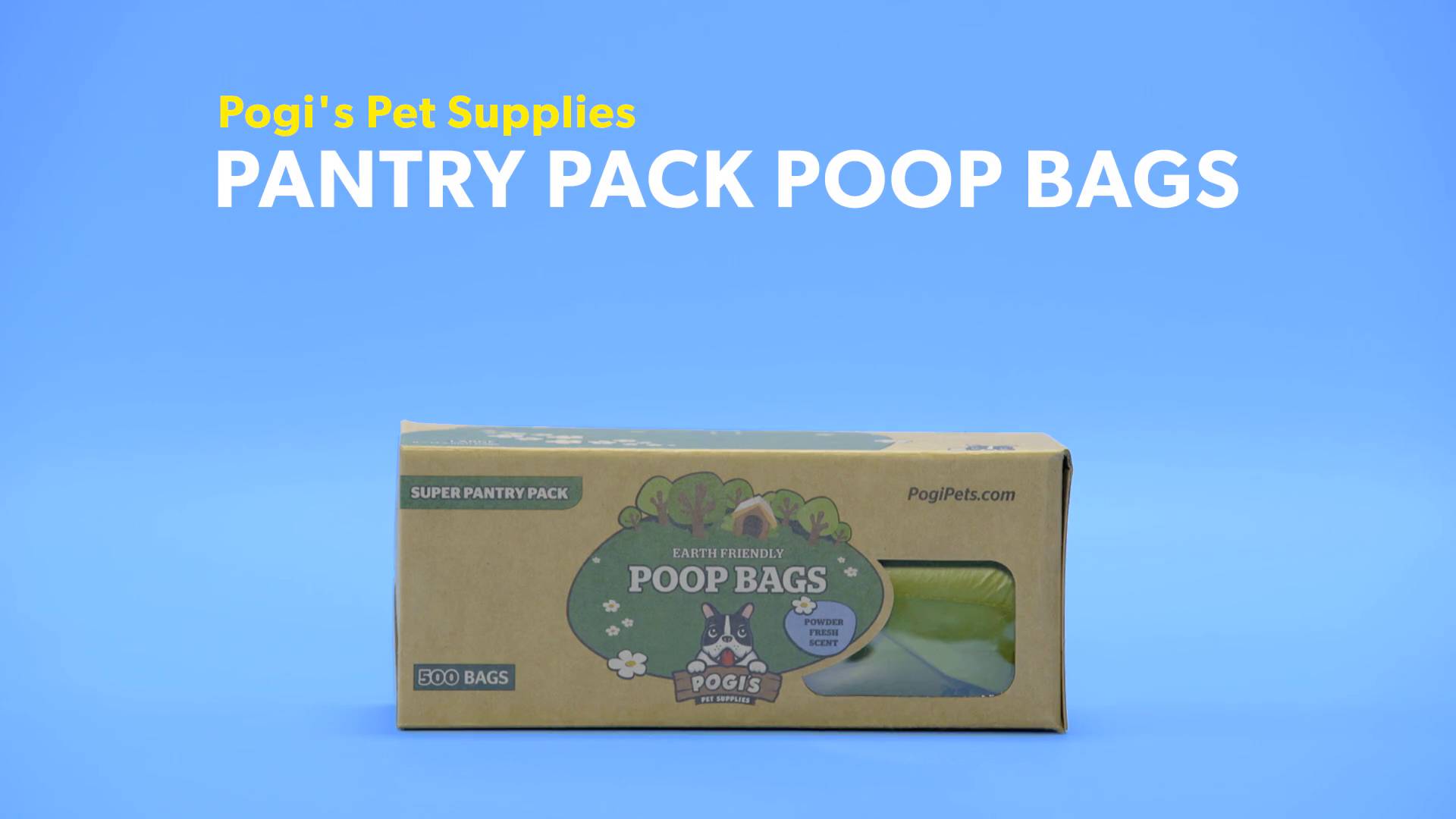 POGI S PET SUPPLIES Pantry Pack Poop Bags Scented 500 count