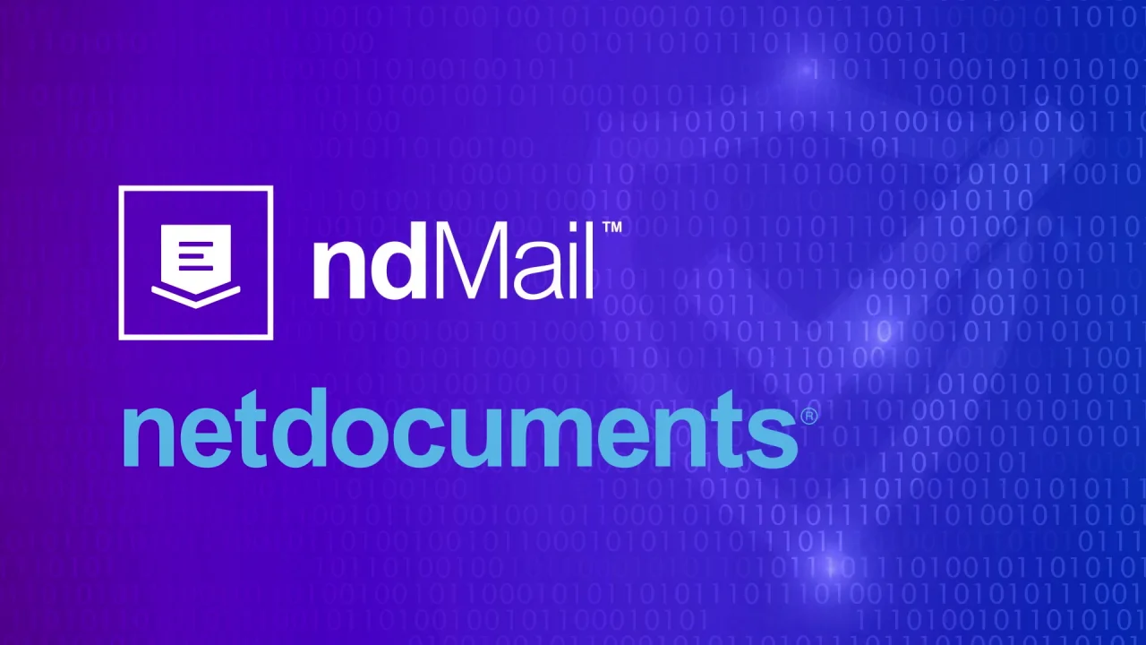 NetDocuments - Document and Email Management for Legal Firms and