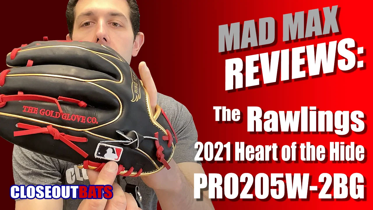 New Heart of the Hide PRO205W-2BG 11.75 RHT BLK/RED/GLD Fielders Gloves