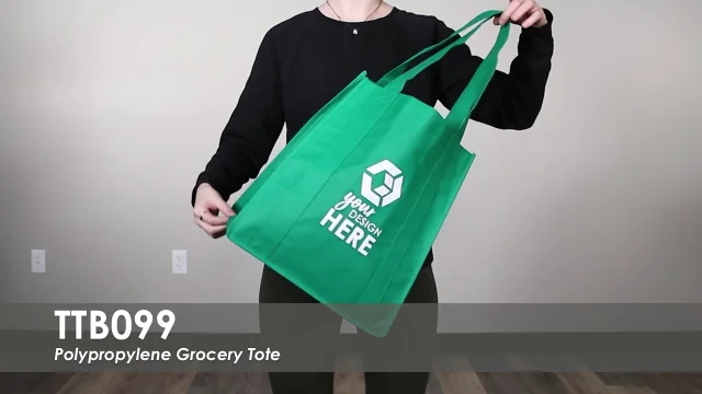 Custom fashion reusable grocery bags