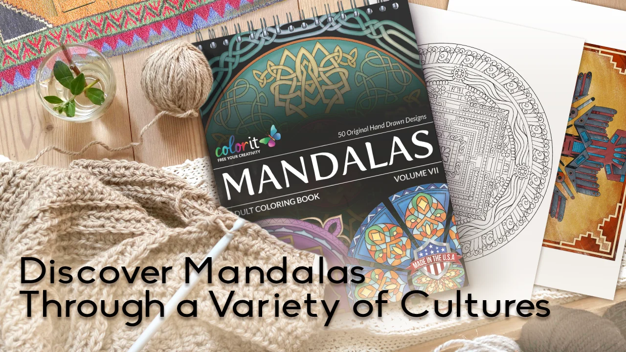NEW RELEASE  ColorIt Mandalas VII Adult Coloring Book 