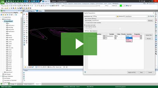 How to flag models by triangulation in Vulcan