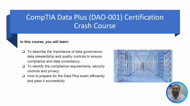 CompTIA Data+ (DAO-001) intro video