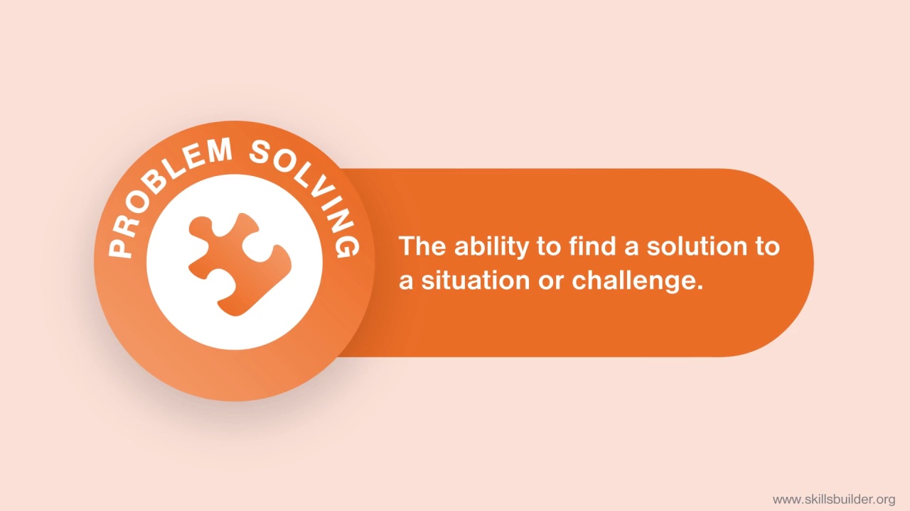 problem solving skills builder