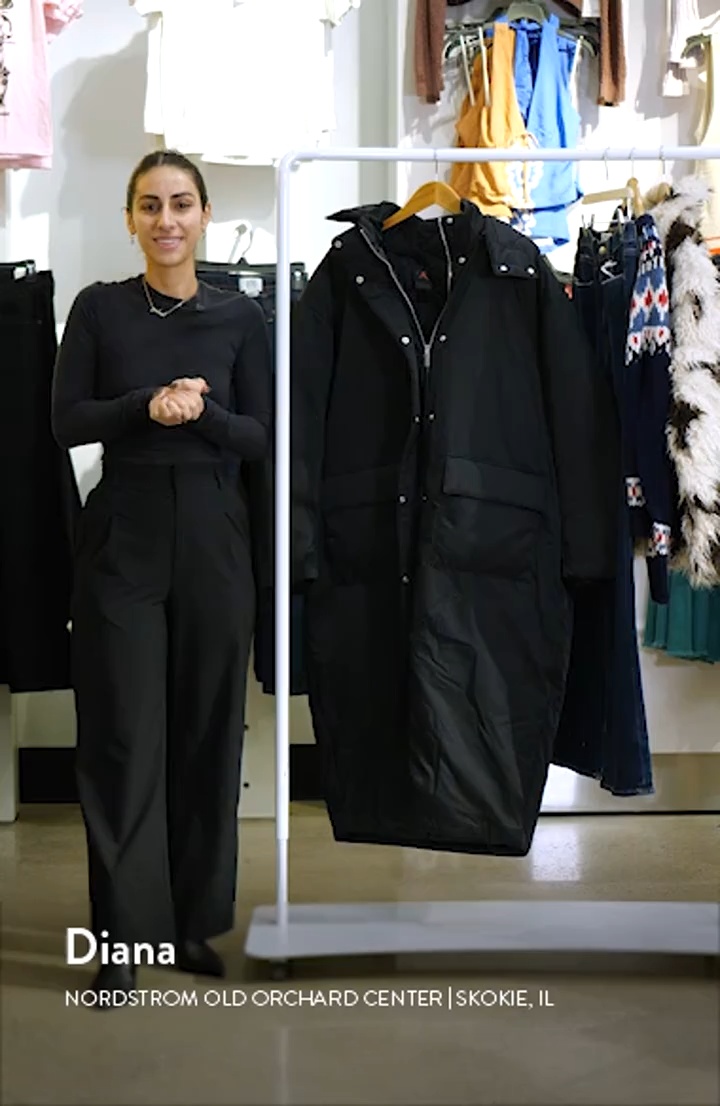 Jordan Flight Therma-FIT Down Parka with Removable Hood | Nordstrom