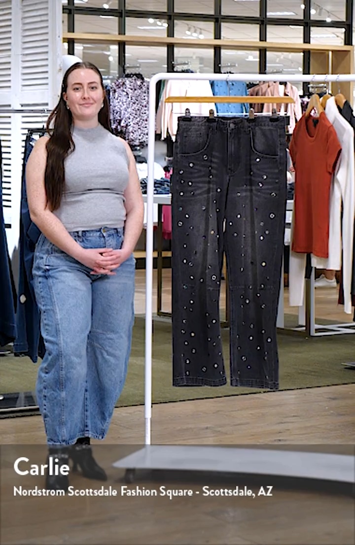 JADED LONDON Trixa Jewel Studded Colossus Jeans (Women