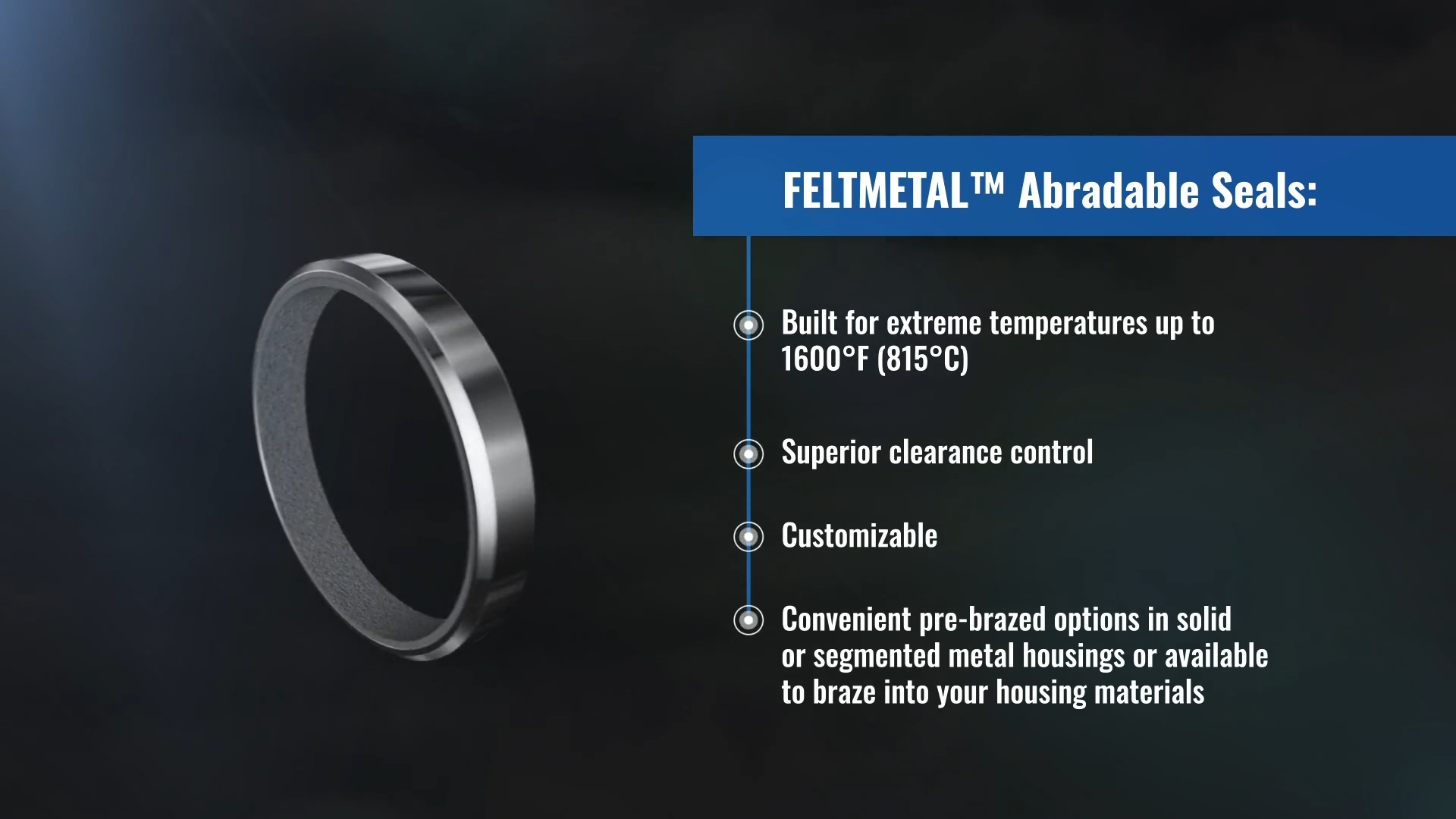 FELTMETAL™ Abradable Seals: Superior Clearance Control