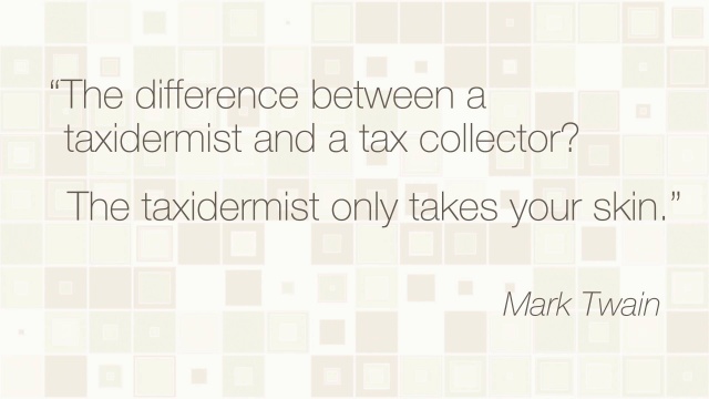 Tax Quote: Mark Twain
