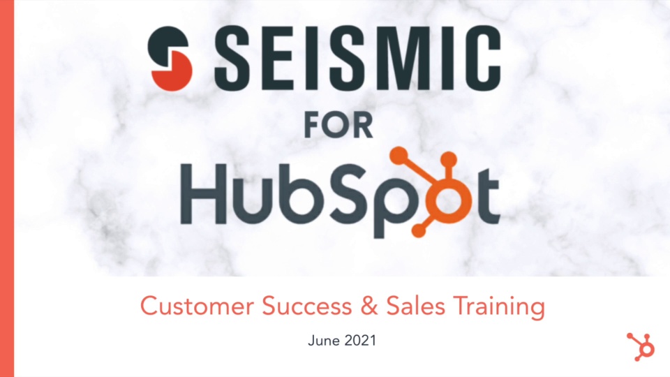 Seismic for HubSpot Demo