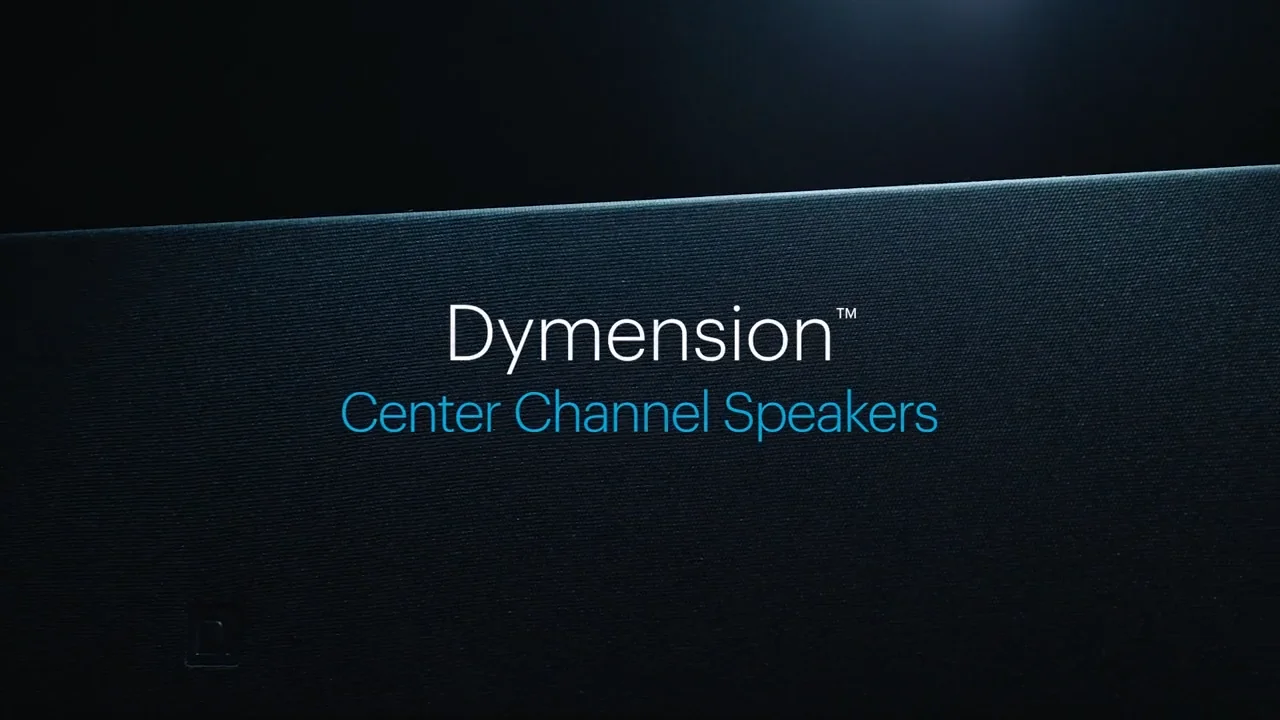 Dymension DM20 - Slim Center Channel Speaker | Definitive 