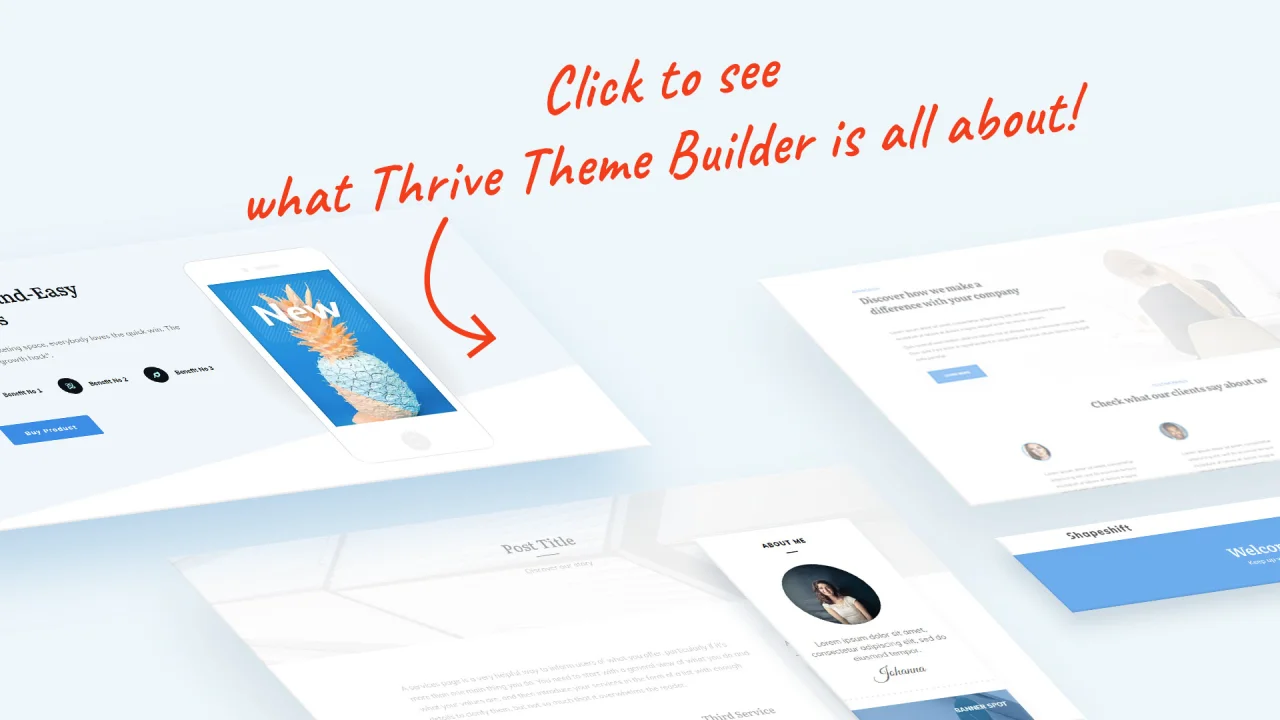 Thrive Theme Builder - The Marketing Focused WordPress Theme Builder