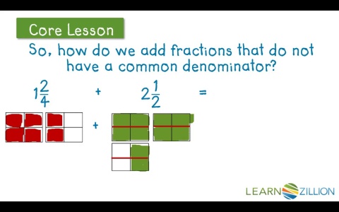 Lesson 10: Add and Subtract Fractions - Ready Common Core