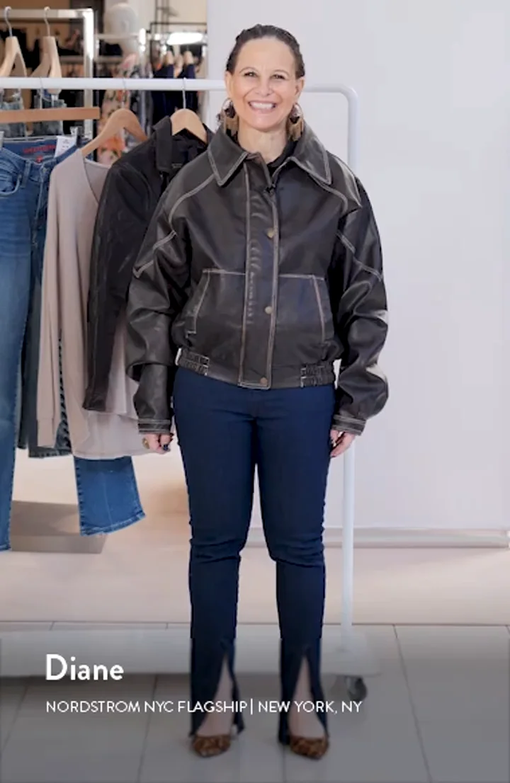 Princess Polly Jaxton Faux Leather Jacket | Nordstrom