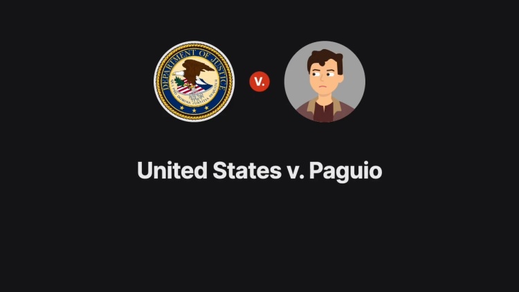 United States v. Paguio